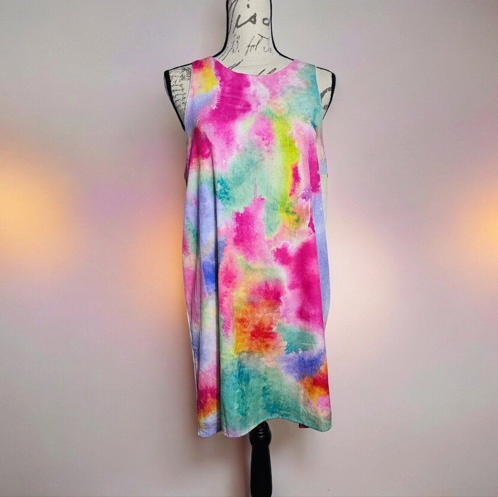 Honey Punch Tie Dye Dress | Women's Large - Picture 5 of 6